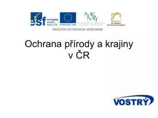 ochrana p rody a krajiny v r