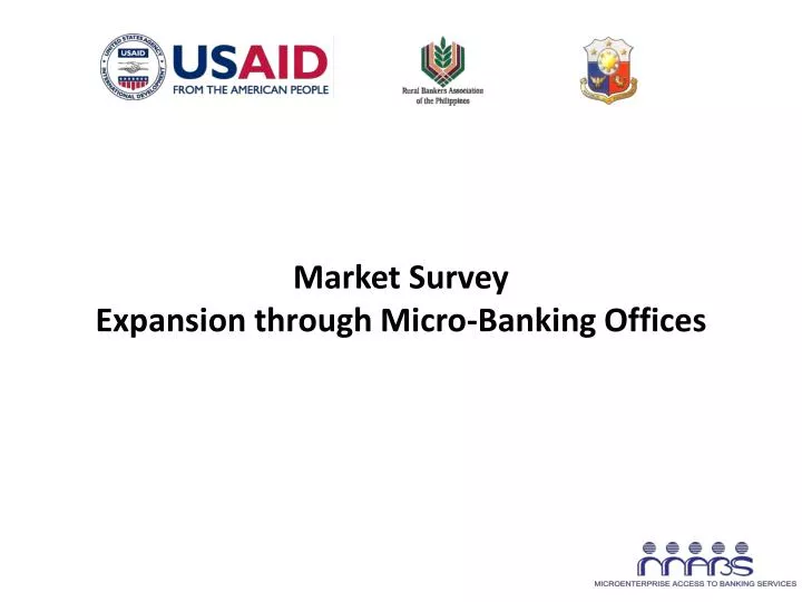 market survey expansion through micro banking offices