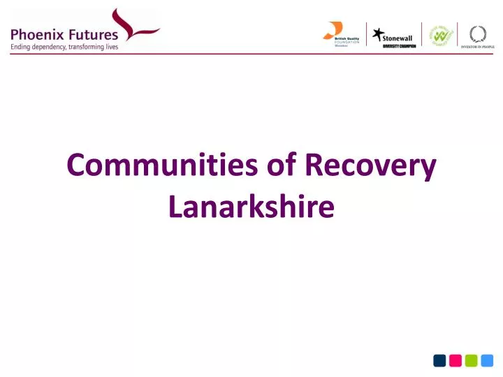 communities of recovery lanarkshire
