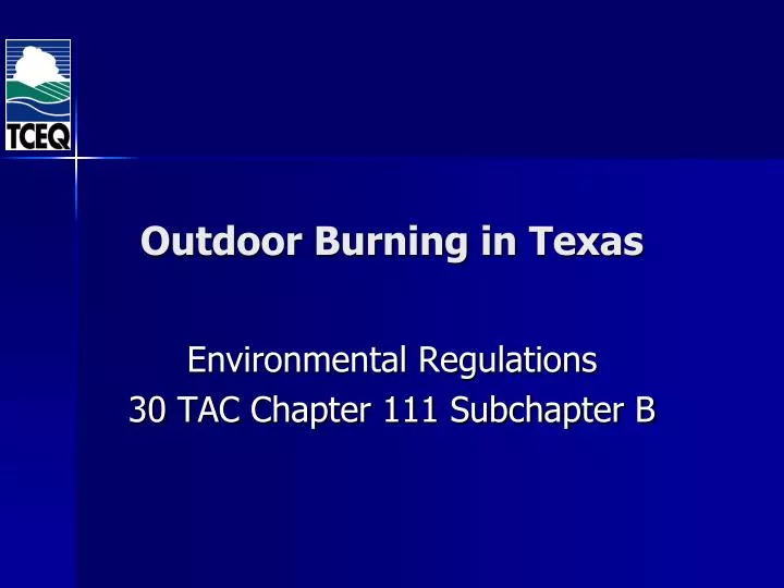 outdoor burning in texas