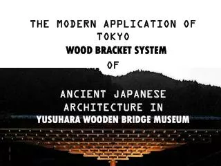 Tokyo wood Bracket