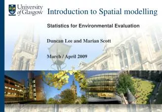 Introduction to Spatial modelling