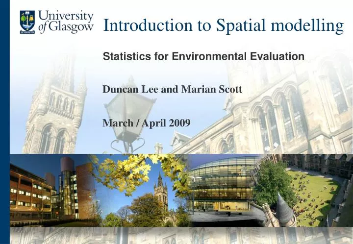 introduction to spatial modelling