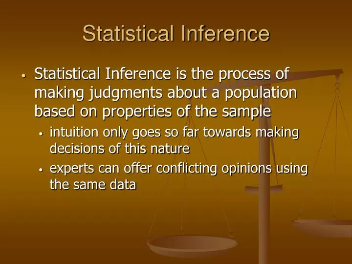 statistical inference