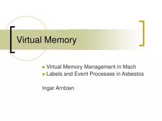 virtual memory