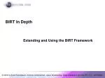 BIRT In Depth - slide 1