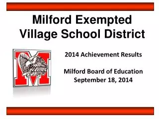 Milford Exempted Village School District