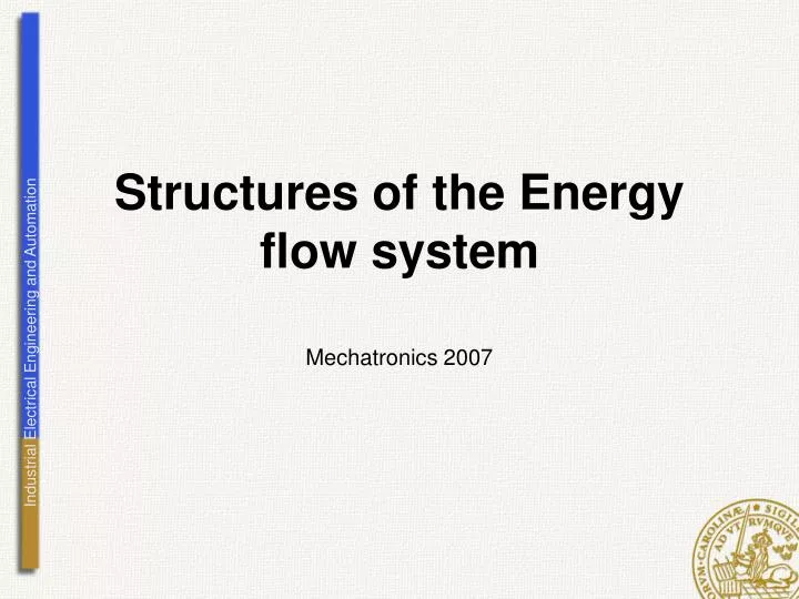 structures of the energy flow system