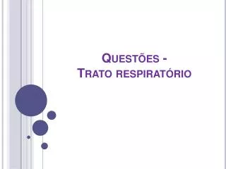 quest es trato respirat rio