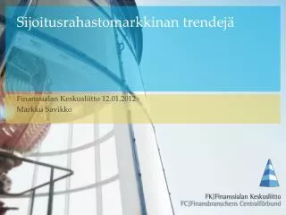 sijoitusrahastomarkkinan trendej