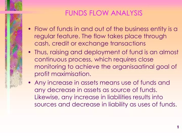 funds flow analysis