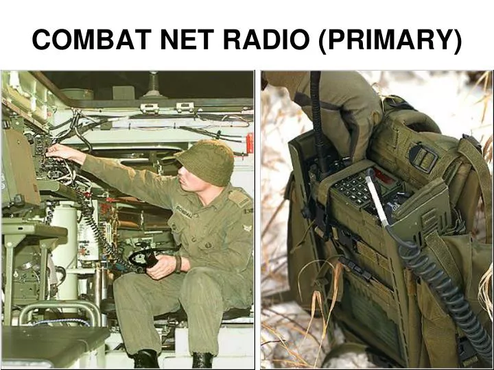 combat net radio primary