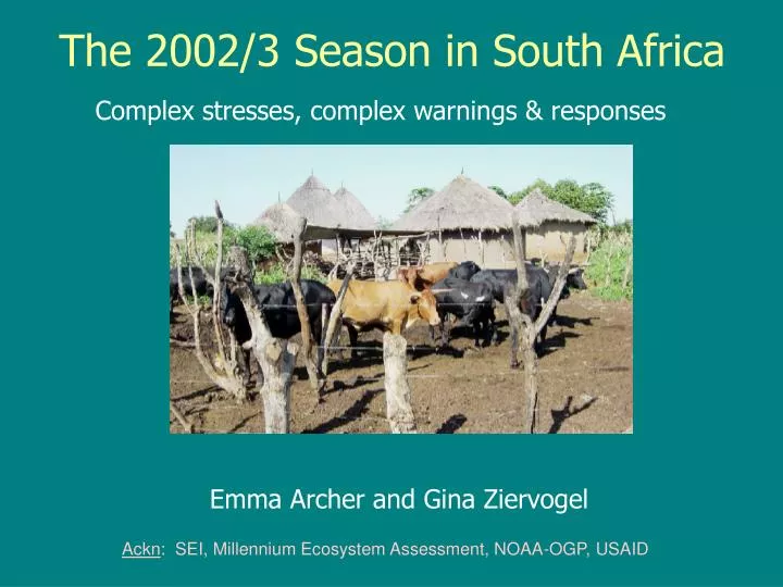 the 2002 3 season in south africa