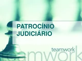 patroc nio judici rio