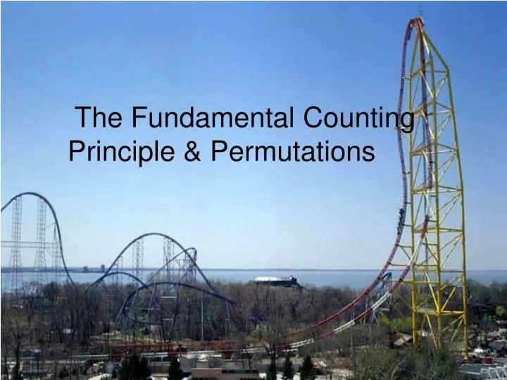 the fundamental counting principle permutations