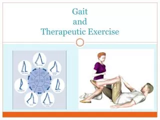 Gait and Therapeutic Exercise