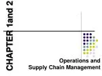 Operations and Supply Chain Management - slide 1