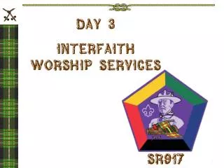 Day 3 INTERFAITH worship Services