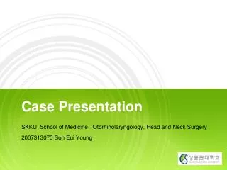 case presentation