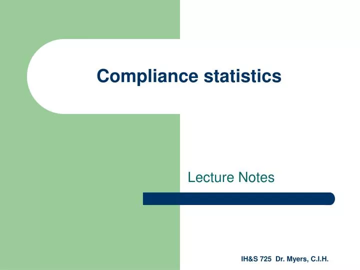compliance statistics
