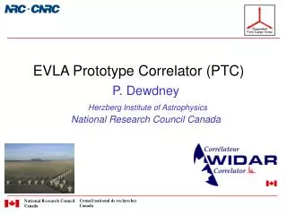 EVLA Prototype Correlator (PTC)