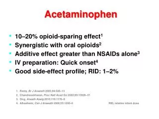 Acetaminophen