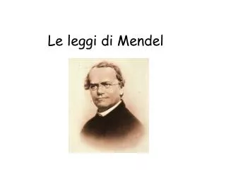 le leggi di mendel