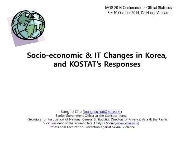 socio economic it changes in korea and kostat s responses