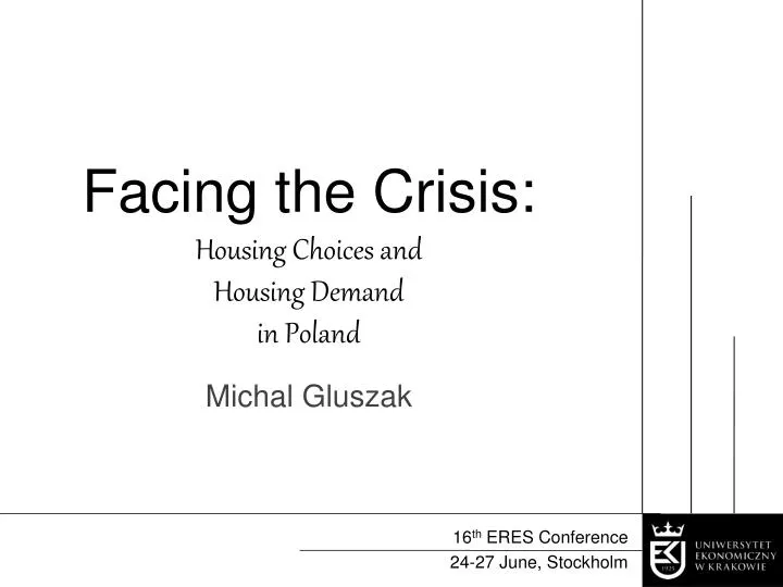 facing the crisis housing choices and housing demand in poland