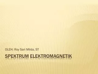 oleh roy sari milda st