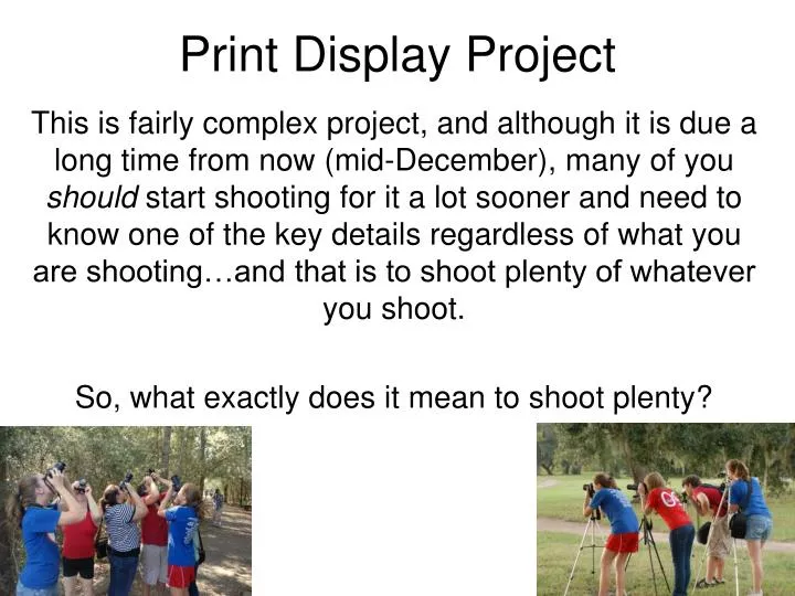 print display project