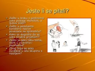 jeste li se pitali