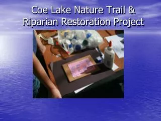 Coe Lake Nature Trail &amp; Riparian Restoration Project