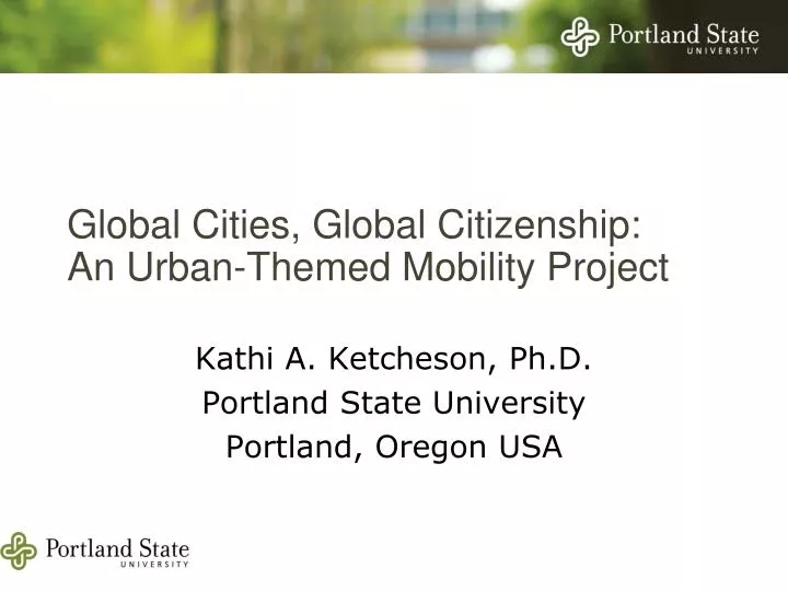global cities global citizenship an urban themed mobility project