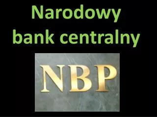 narodowy bank centralny