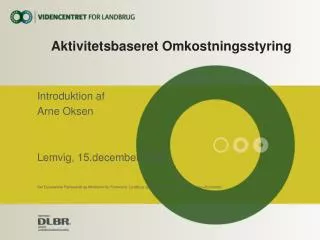 aktivitetsbaseret omkostningsstyring