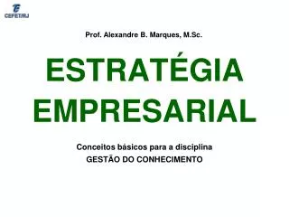 estrat gia empresarial