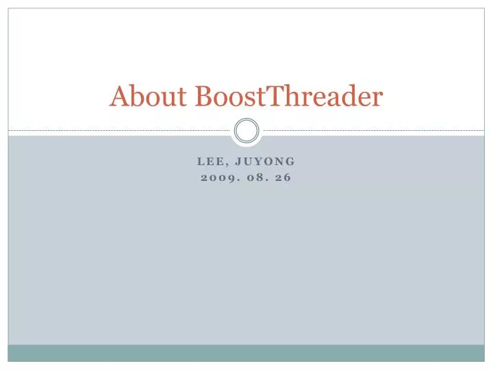 about boostthreader