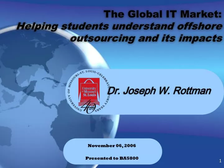 the global it market helping students understand offshore outsourcing and its impacts