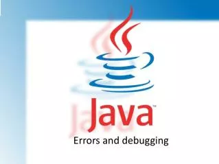 Errors and debugging