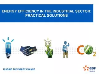 ENERGY EFFICIENCY IN THE INDUSTRIAL SECTOR: PRACTICAL SOLUTIONS