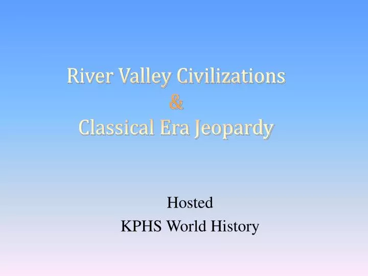 hosted kphs world history