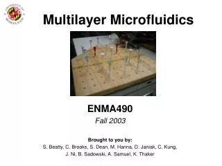 Multilayer Microfluidics