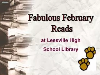 at Leesville High School Library