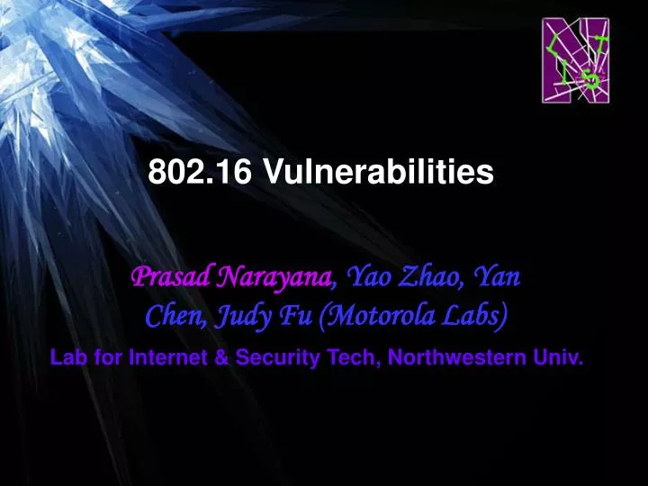 802 16 vulnerabilities