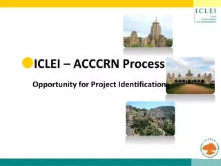 ICLEI – ACCCRN Process Opportunity for Project Identification