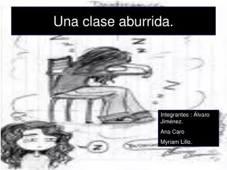 una clase aburrida