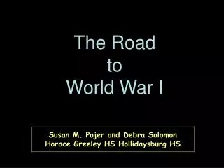 Susan M. Pojer and Debra Solomon Horace Greeley HS Hollidaysburg HS
