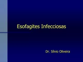 esofagites infecciosas
