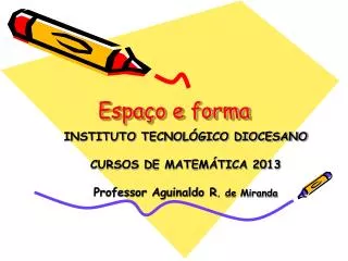espa o e forma